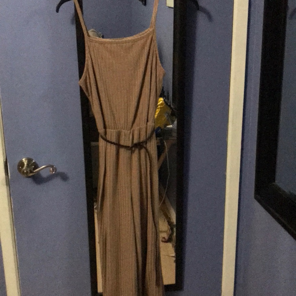 Tan jumpsuit :)